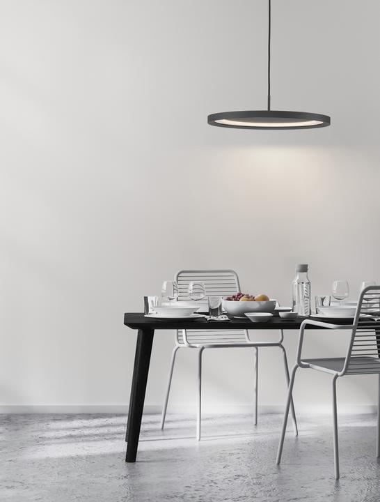 Productafbeelding Nova Luce ANDRIA LED hanglamp zwart 30W warm wit 180x40cm dimbaar 9212909 (2221 lm)