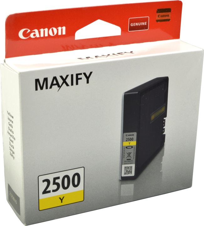 Actual product image Canon Pgi-2500y (Y)