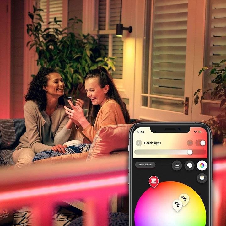 Image du produit Philips Hue Outdoor Lightstrip 5m fiche DE (Multicolore, 500 cm, Extérieur)