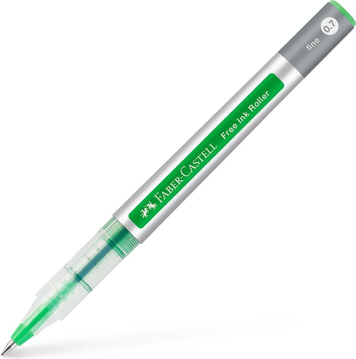 Actual product image Faber-Castell Free Ink rollerball pen grey 0.7 mm, writing colour: green, 1 pc. (1x)
