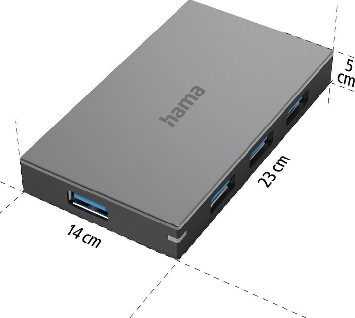 Immagine prodotto Hama Hub USB 3.0 (USB-C, 4 porte)