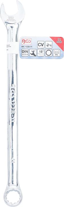 Produktbild BGS Maul-Ringschlüssel extra lang SW 11 mm (11 mm)
