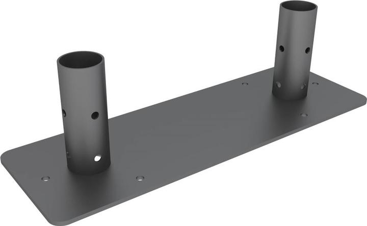 Multibrackets Bolt Down Dual Pole, pour série Pro, métal (Platines de montage / d'adaption)