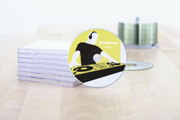 Actual product image HERMA CD labels A4