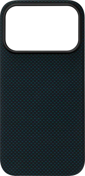 Actual product image FoneKit Vectran-Kevlar Aramid Fiber Case, iPhone 17 Pro Max, blue/black (Apple iPhone 17 Pro Max)