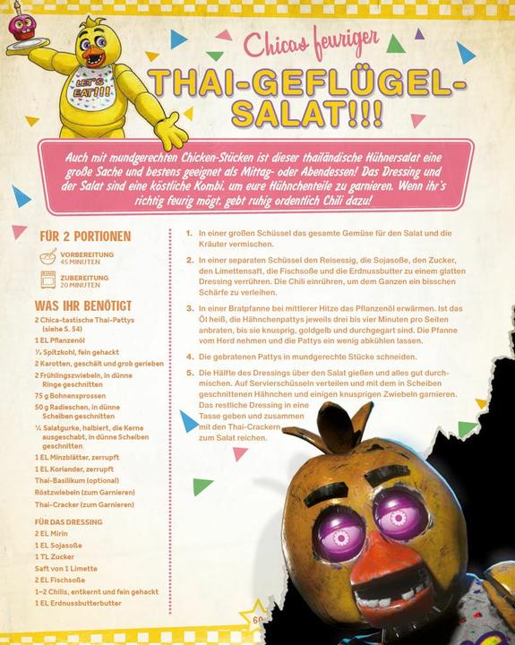 Produktbild Panini Das offizielle Five Nights at Freddy's Kochbuch (Deutsch, Rob Morris, Scott Cawthon, 2024)