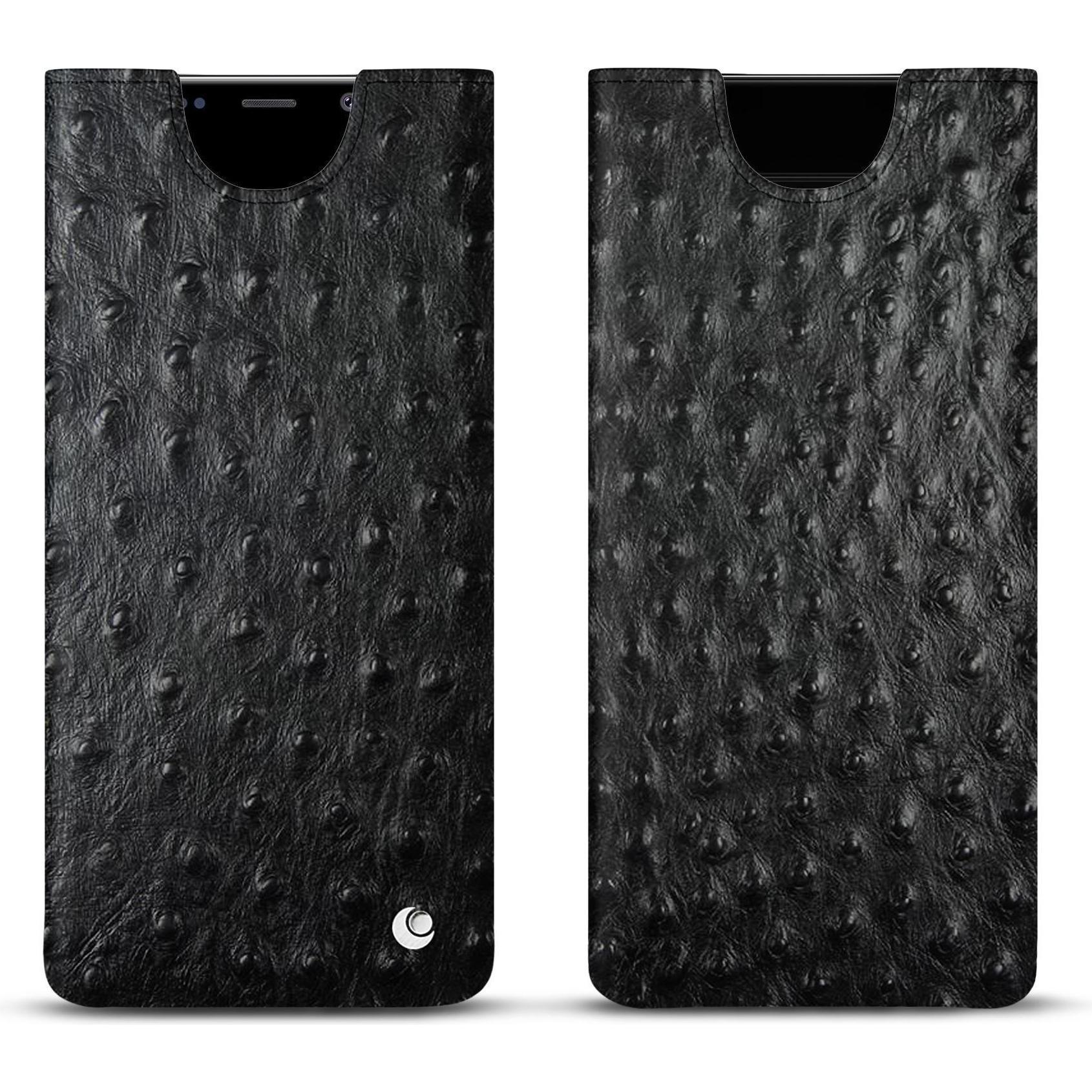 Thumbnail - Noreve Lederschutzhülle (Samsung Galaxy Note 9), Smartphone Hülle, Schwarz