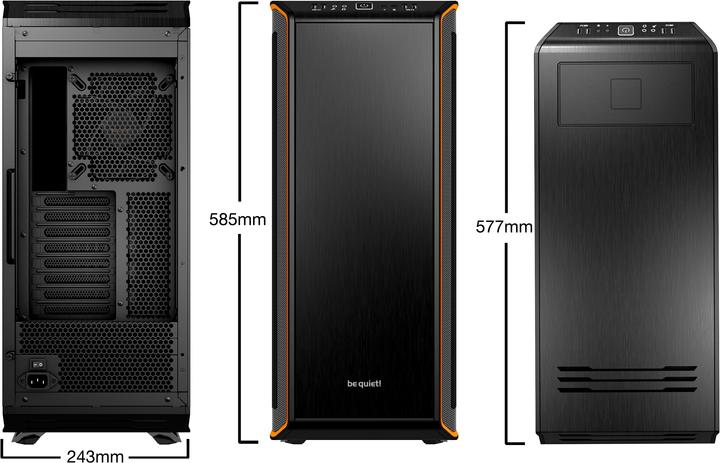 Produktbild be quiet! Dark Base Pro 900 (ATX, mATX, Mini-ITX, E-ATX, XL-ATX)