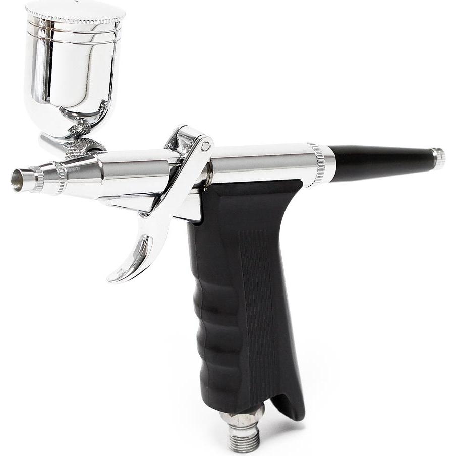 Thumbnail - Wiltec Airbrushpistole Spritzpistole Druckluft Typ 116 Double Action Funktion Düsen