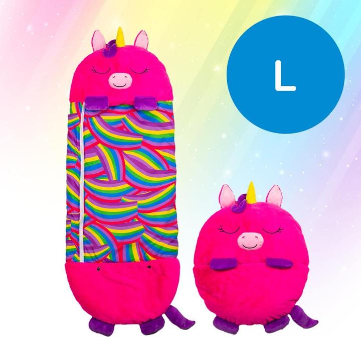 Produktbild MediaShop Happy Nappers Einhorn pink | Large 6-12 Jahre | Spielen - kuscheln- schlafen | Kinderschlafsack (137 cm)