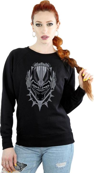 Immagine prodotto Black Panther Head Felpa Donna (L)