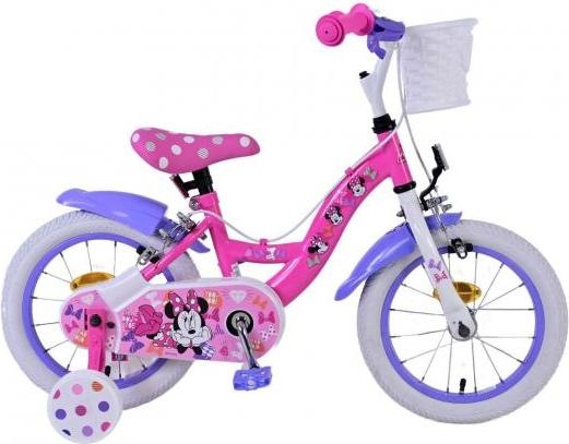 Immagine prodotto Disney Bicicletta per bambini Minnie Cutest Ever 14 pollici rosa - sicurezza e comfort con sponde (14")