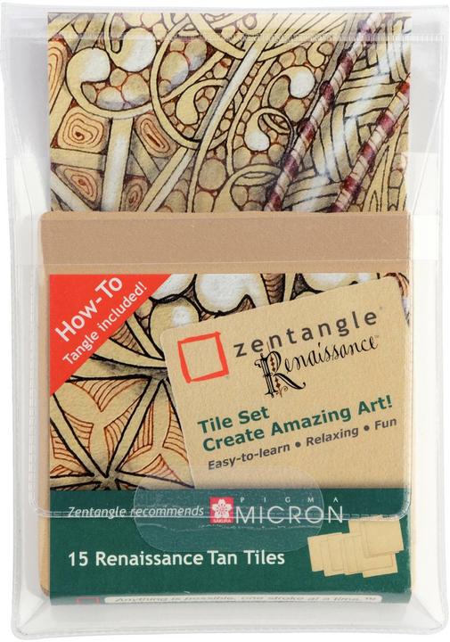 Produktbild Sakura Malkarten Zentangle Renaissance 8.9 x 8.9 cm, 15 Kacheln (8.9 x 8.9 cm)