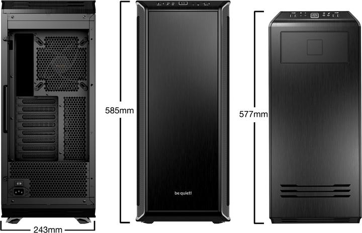 Immagine prodotto be quiet! Base scura Pro 900 (ATX, Mini-ITX, E-ATX, XL-ATX)