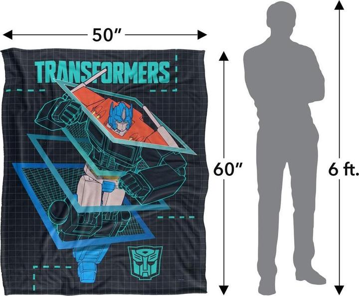 Produktbild Transformers Decke Schematisch (152 x 127 cm)