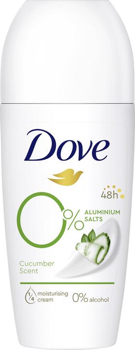 Produktbild Dove Deo Roll-on 0% Zink Gurkenduft 50 ml (Roll-on, 50 ml)