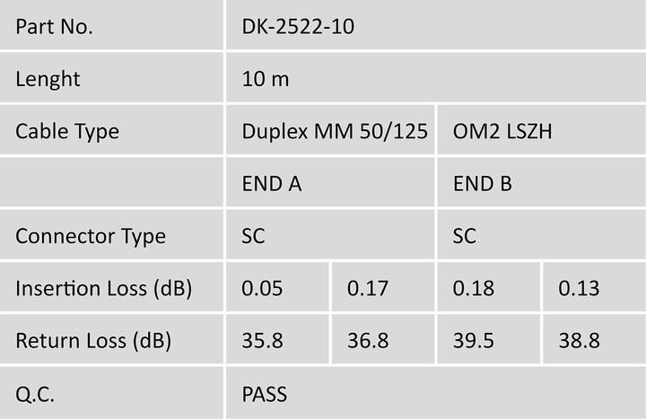 Productafbeelding Digitus Glasvezelkabel (10 m)