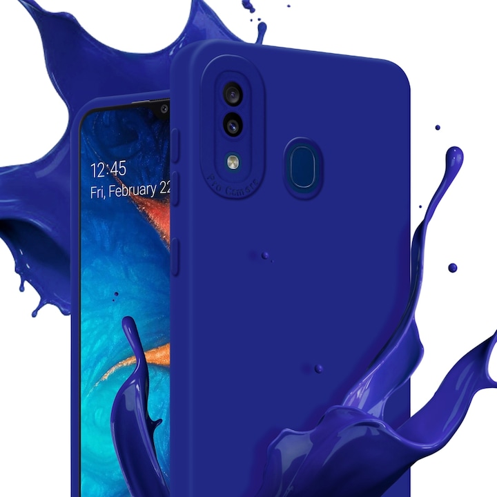 Produktbild Cadorabo Hülle für Samsung Galaxy A20 / A30 / M10s im TPU Fluid LM162 Style (Samsung Galaxy A20, Samsung Galaxy M10s, TCL A30)