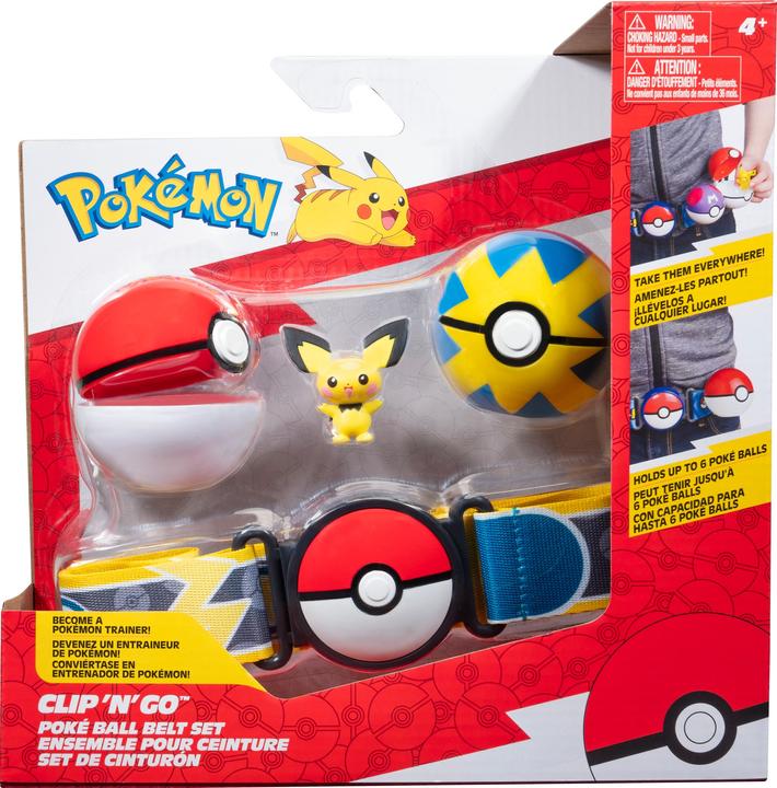 Actual product image Jazwares Pokémon Clip'n'Go Poké Belt Set (Assorted)
