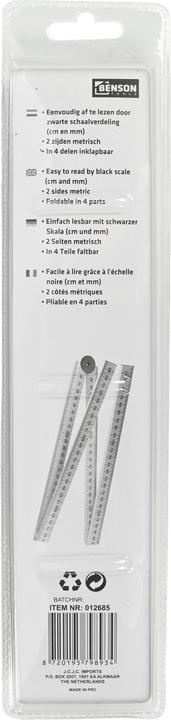 Actual product image Benson Folding rule (1 m)