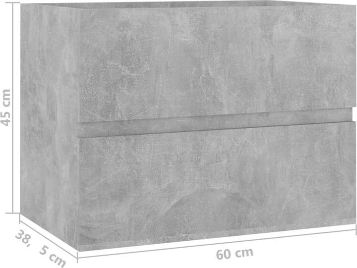 Produktbild vidaXL Waschbeckenunterschrank und Waschbecken