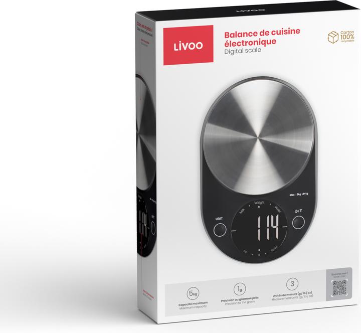 Image du produit Livoo Balance de cuisine électronique