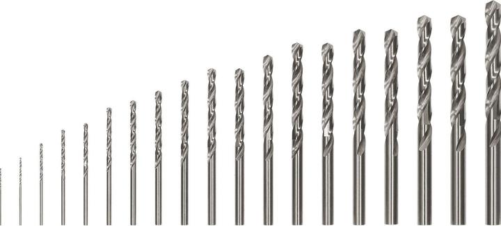 Actual product image Bosch Professional Zubehör PRO Metal HSS-G twist drill set, 19 pcs. (1 mm, 1.5 mm, 2 mm, 2.5 mm, 3 mm, 3.5 mm, 10 mm, 7 mm, 7.5 mm, 8 mm, 8.5 mm, 9 mm, 9.5 mm, 4 mm, 4.5 mm, 5 mm, 5.5 mm, 6 mm, 6.5 mm)