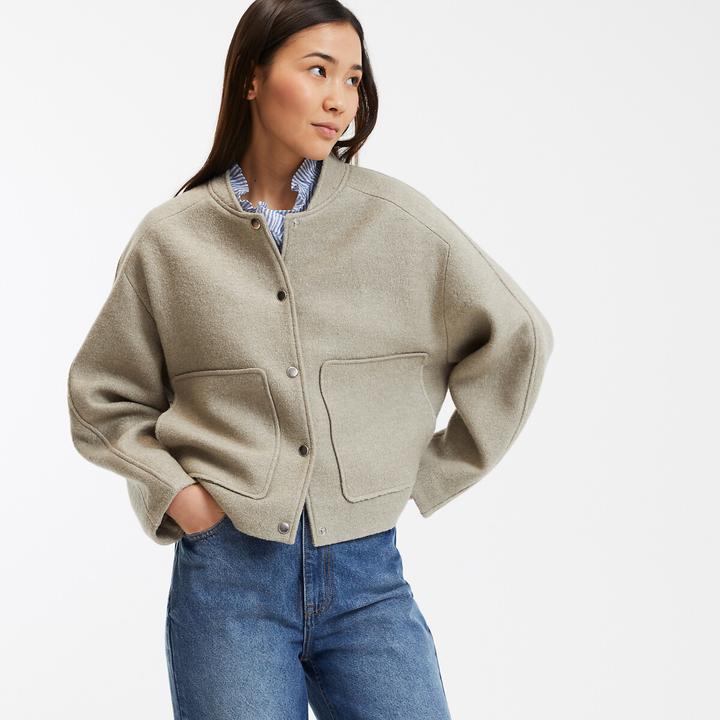 Immagine prodotto La Redoute Collections Kurzes Blouson mit Druckknöpfen (M)