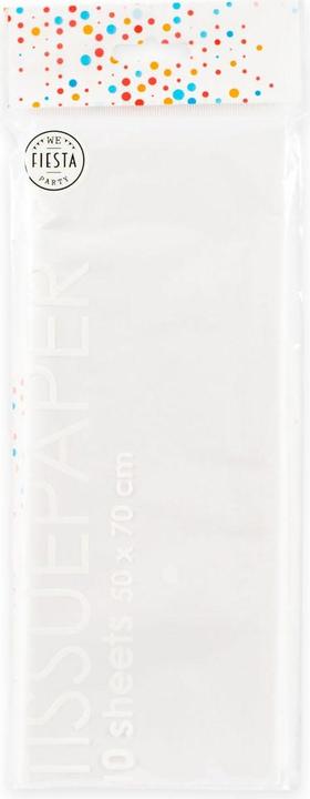 Actual product image Globos Europe Tissue paper 10 sheets white, 50x70cm (10 x)