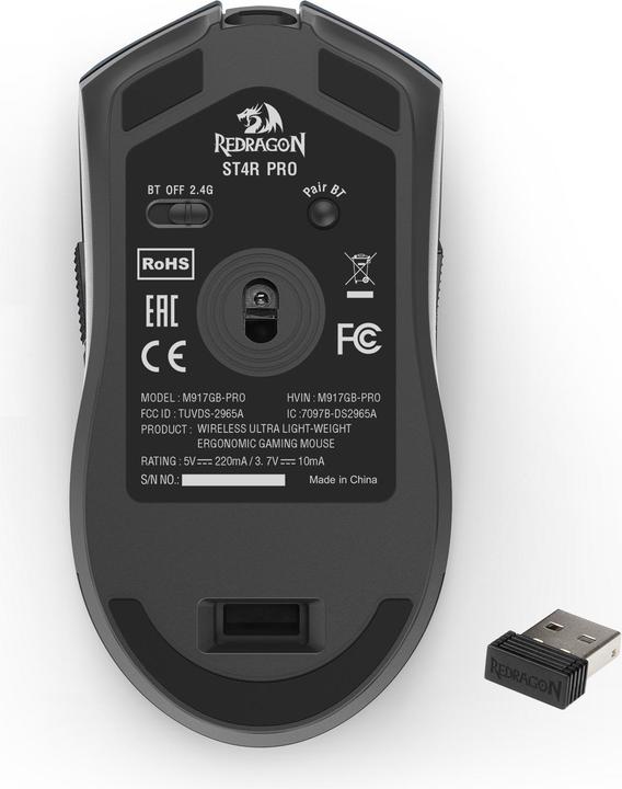 Produktbild Redragon ST4R PRO M917GB-PRO Wireless (Kabelgebunden, Kabellos)