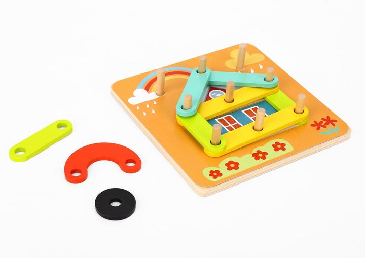Actual product image Tooky Toy Learning Puzzle TH123 Wood 24-pcs. (3 - 5 years)