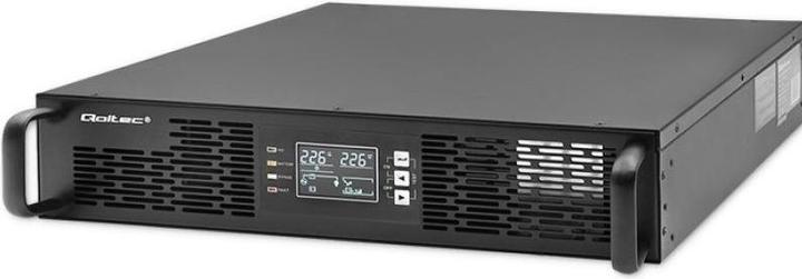 Produktbild Qoltec ZASILACZ AWARYJNY UPS DO RACK 1KVA | 1000W | POWER FACTOR 1.0 | LCD | EPO | USB | ON-LINE (1000 W)