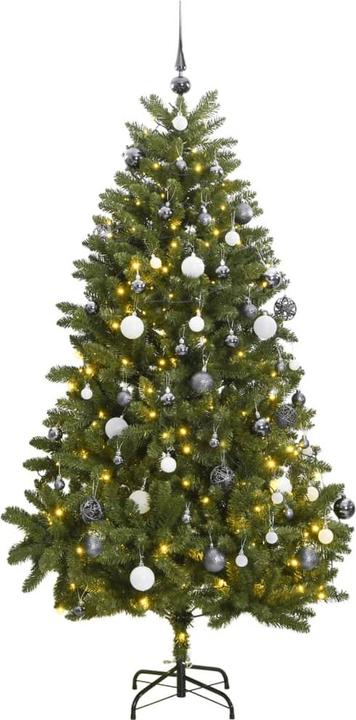 Produktbild vidaXL Weihnachtsbaum Klappbar LED Beleuchtet Christbaum Tannenbaum Deko 270cm (270 cm)
