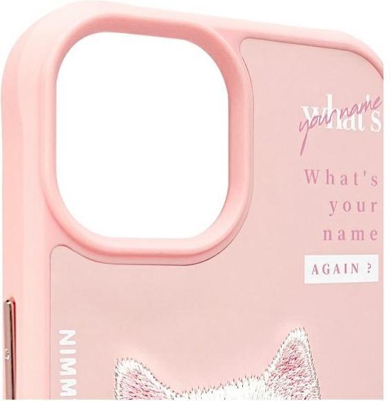 Actual product image GCS Nimmy case iPhone 15 6.1" pink Cool&Cute 2.0 Cat (Apple iPhone 15)