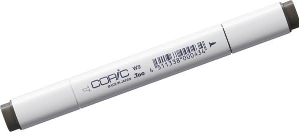 Image du produit Copic Marqueur graphique Classic Type W - 9 (W-9 - Gris chaud No.9, 1 x)