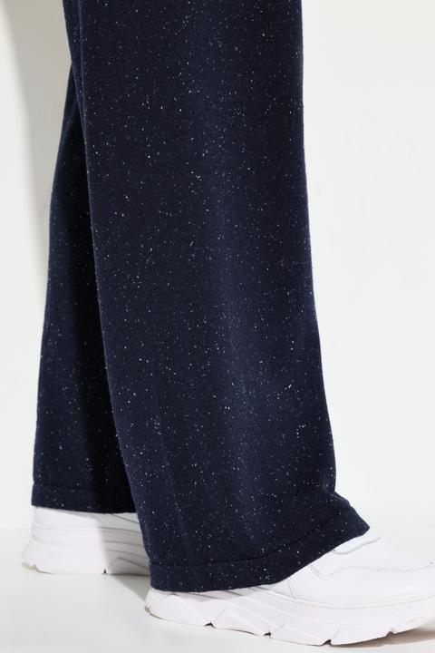Immagine prodotto Ulla Popken Pantaloni di maglia modello Rose in cotone biologico con taglio della gamba ampio e cintura elastica (50, 56)