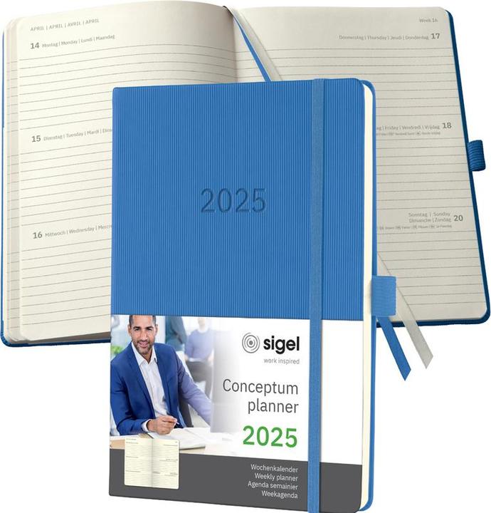 Image du produit Sigel Agenda semainier (A5, 1 semaine / 2 pages)