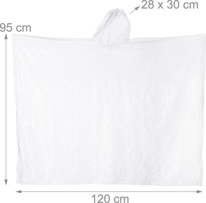 Produktbild Relaxdays Notfall-Regenponcho (One Size)