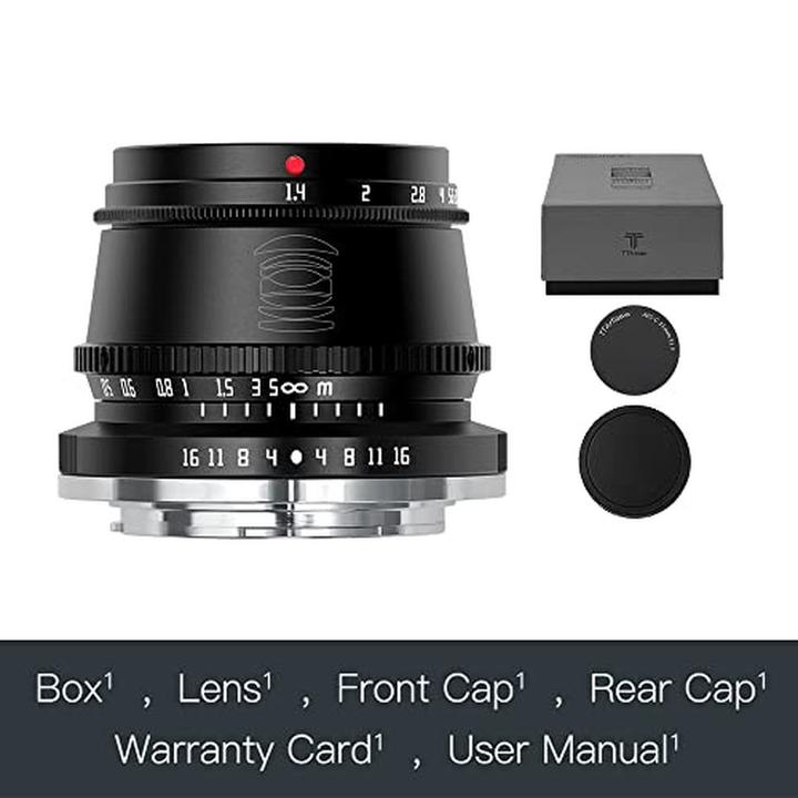 Image du produit TTArtisan 35mm f1.4 pour monture M43 (APS-C) (Micro Four Thirds, APS-C / DX)