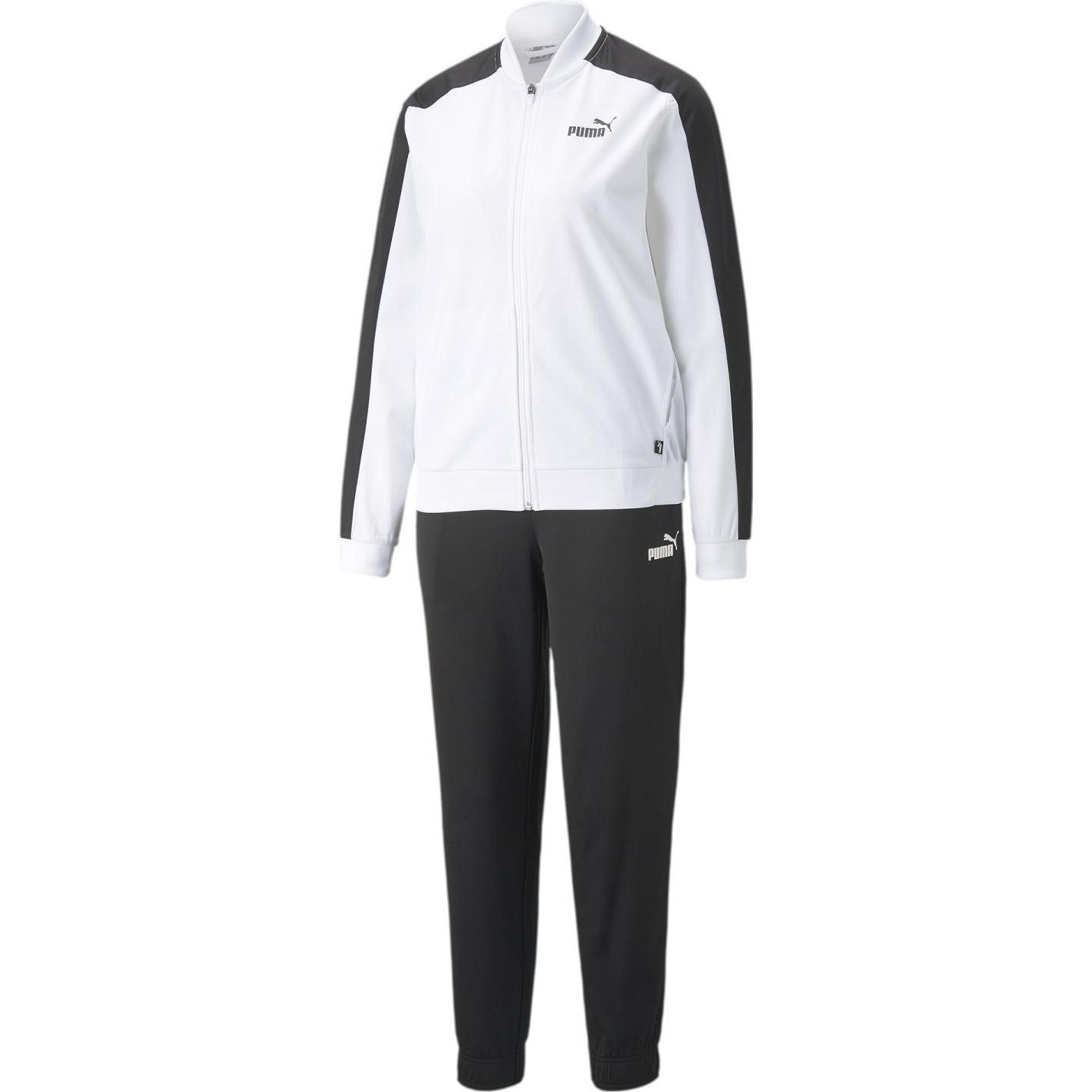 Puma, Damen, Anzug, Damen Baseball-Trikotanzug Cl Trainingsanzug, weiss, L, Weiss, (L)