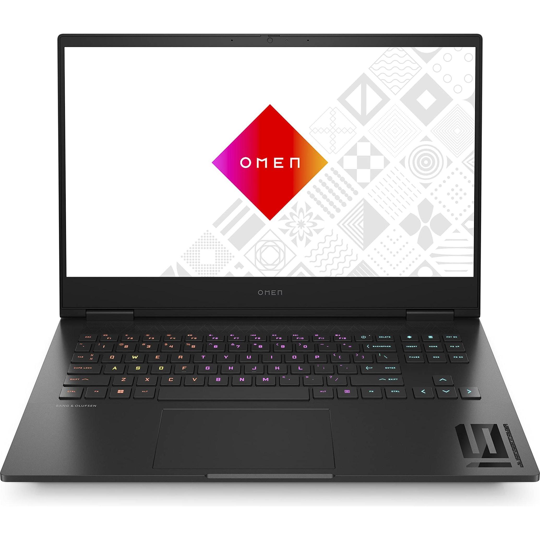 HP Omen 16-xf0077ng (16.10", 1000 GB, 16 GB, DE, AMD Ryzen 7 7840HS), Notebook, Schwarz