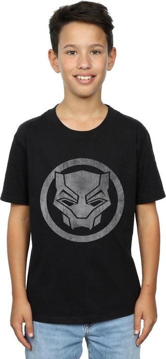 Produktbild Jungen Black Panther Distressed Icon TShirt (152, 158)