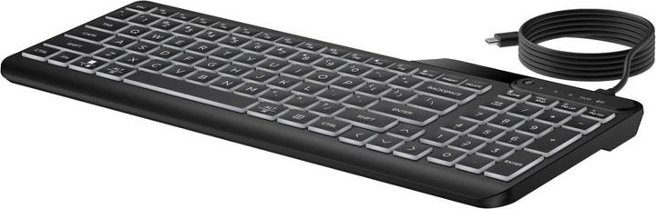 Actual product image HP 405 Multi-Device Wired Backlit Keyboard (DE, Cable)