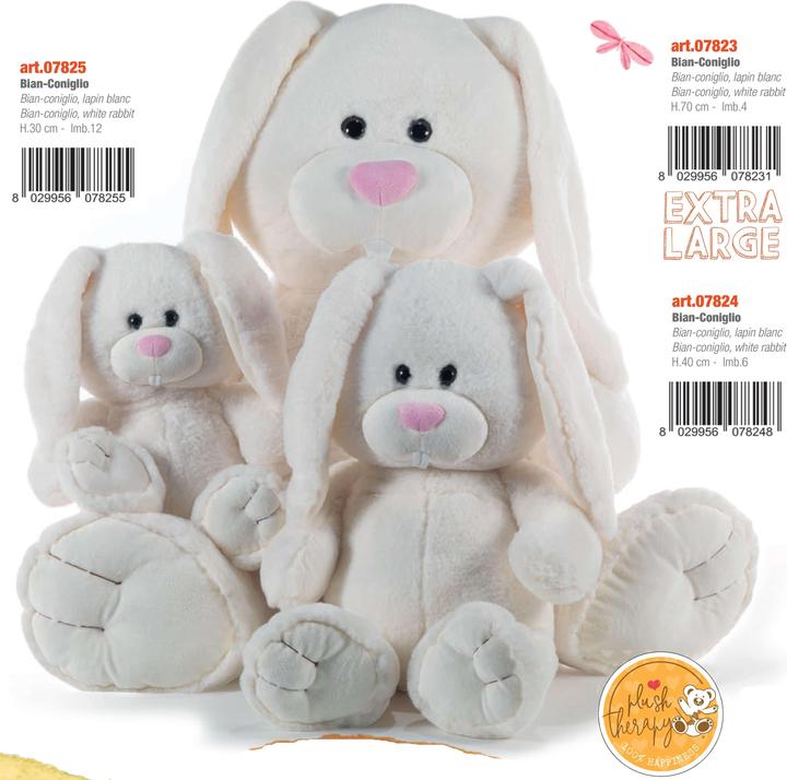 Produktbild Plush & Company "BIAN" Weiss Kaninchen 40 CM (40 cm)