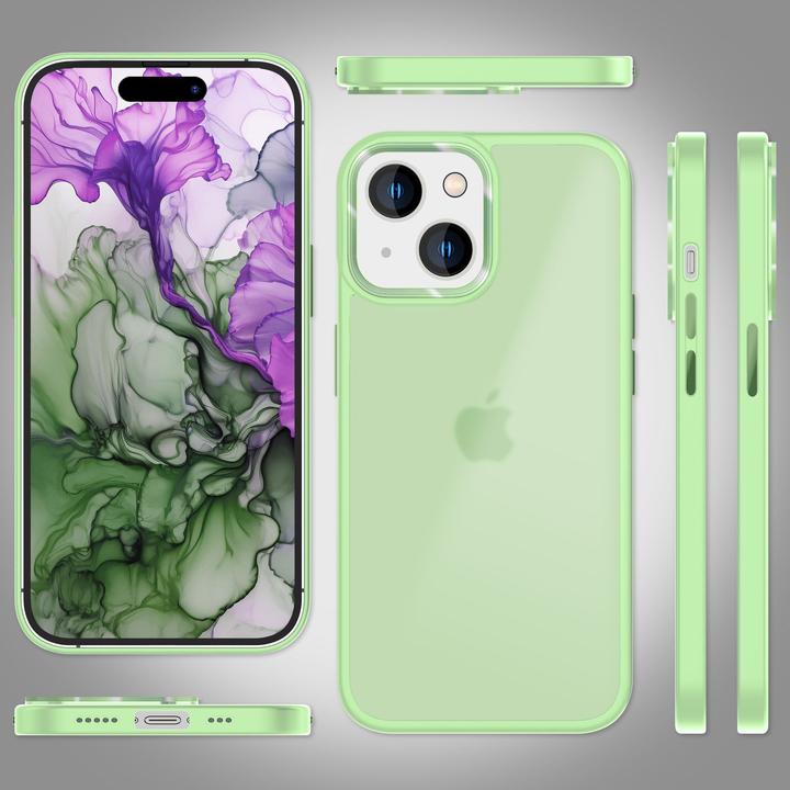 Produktbild Nalia Hybrid Hülle Matt Transparent Frosted (Apple iPhone 15 Plus)