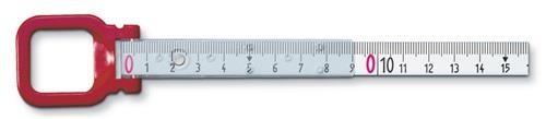 Actual product image BMI Frame tape measure ERGOLINE length 30 m tape width 13 mm A mm/cm EG II aluminium white Steel tape (30 m)