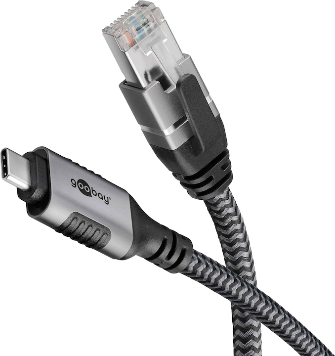 Goobay Ethernet-Kabel USB-C auf RJ45 (USB 3.1, RJ45 (1x))