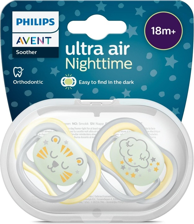 Actual product image Philips Avent SCF376/01 ultra air pacifier (2 x, from 18 m.)