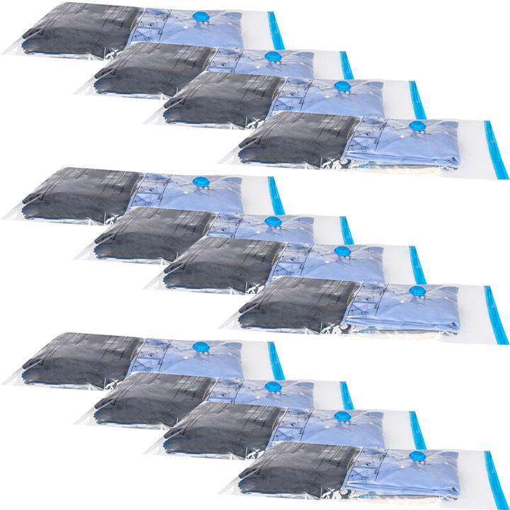 Produktbild alpina Vakuum-Beutel mit Clip-Verschluss, 2 Grössen, 12er-Set