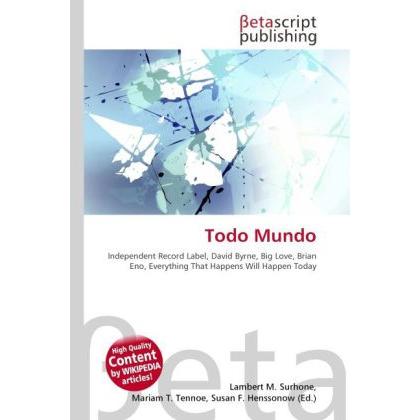 Todo Mundo, Fachbücher